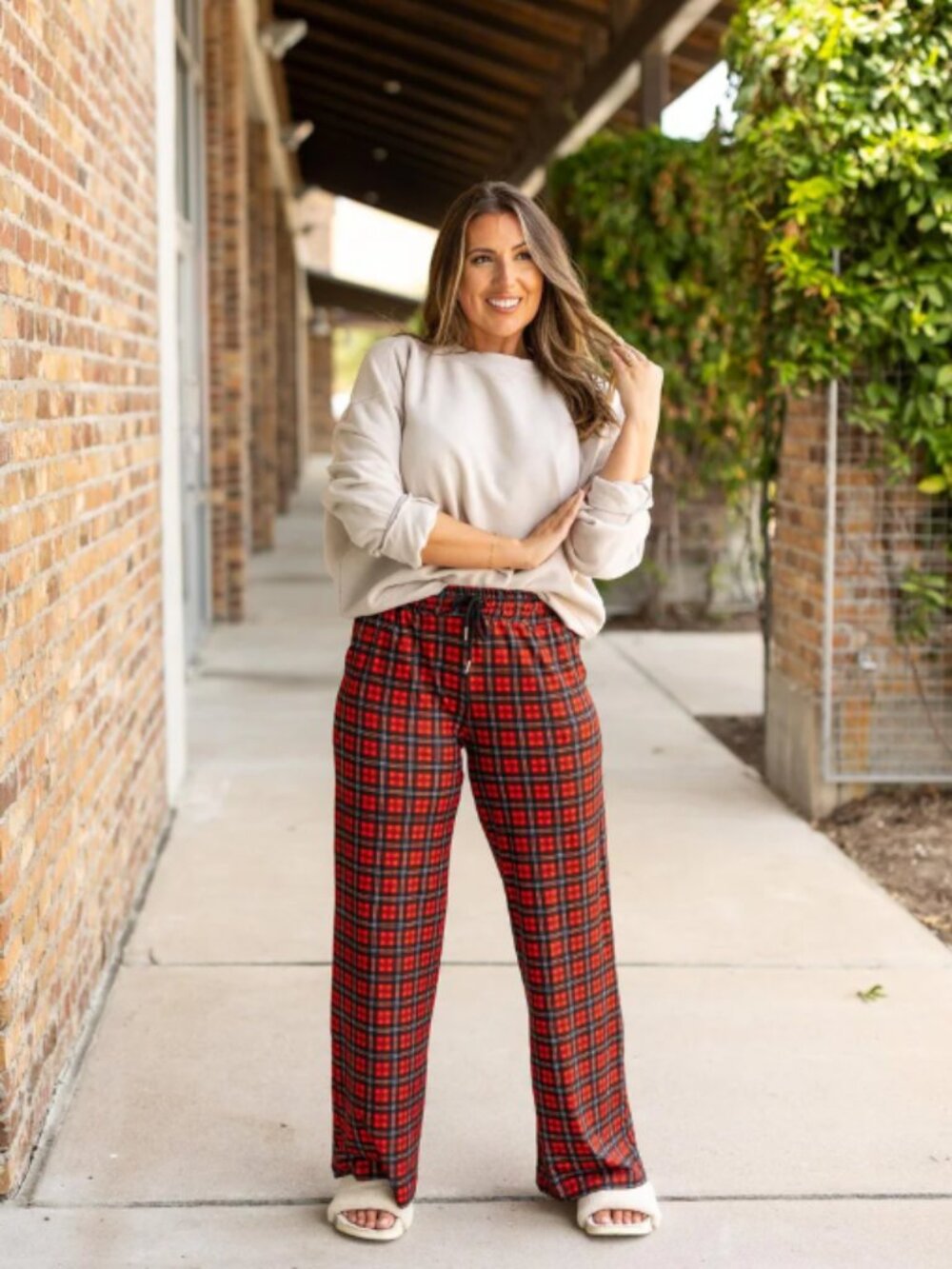 NWT Julia Rose Noelle Plaid Pajama Pants Sizes S/M & L/XL